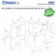 TUBO DE SILICONA 5X1,5 Y CONEXIÓN T PARA AIRE SGB 400-610E