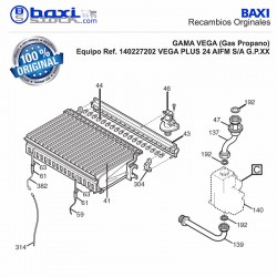 KIT INYECTORES GAS PROPANO DIAMETRO:0,69 VEGA PLUS CON DIAF. DIAMETRO:3,5