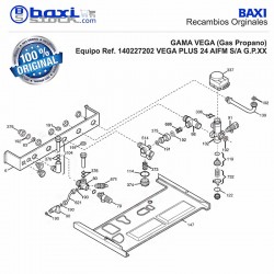 VÁLVULA DE SEGURIDAD 8 BAR ACUMULADOR VEGA PLUS