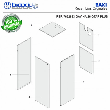 TAPA POSTERIOR INFERIOR GAVINA VERTICAL GTA-GTAF