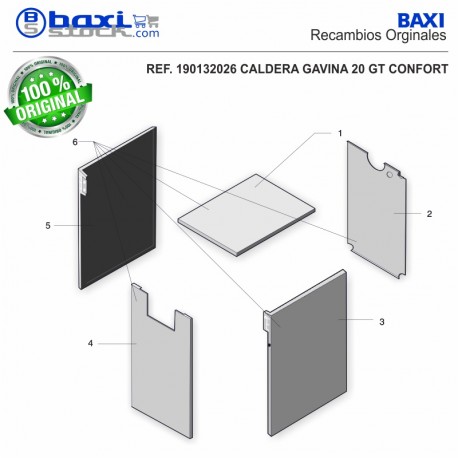 TAPA POSTERIOR GAVINA GT-GTI CONFORT