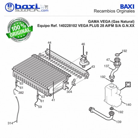 CONEXIÓN CABLE SONDA IONIZACIÓN VEGA PLUS