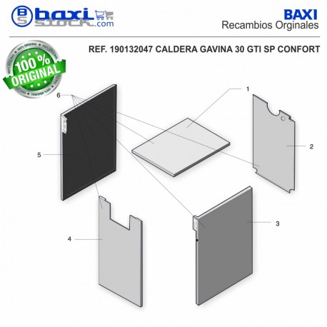 TAPA SUPERIOR ENVOLVENTE GAVINA GT-GTI CONF.