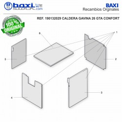 PLACA BOCA SUPERIOR GM 45 I 1 INOX