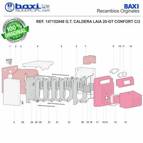 BASE CUADRO CONTROL CC-203 - GT