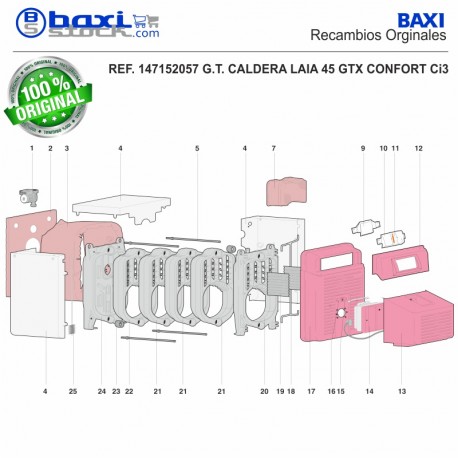 CABLE CIRCULADOR LAIA 2080mm