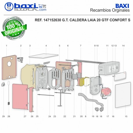 CARCASA CUADRO CONTROL LAIA GT S