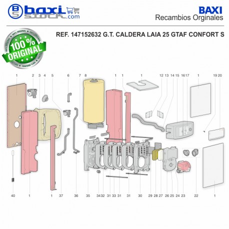 CLIC CIERRE PUERTA LAIA CONFORT S (5UD)