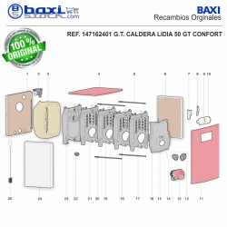 CABLE CONEXIÓN QUEMADOR LIDIA 40-50 CONFORT