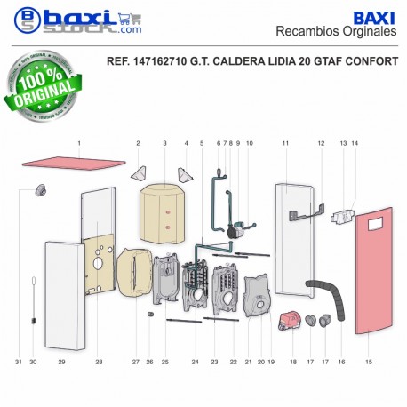 SOPORTE CUADRO DE CONTROL LIDIA 25 GTA