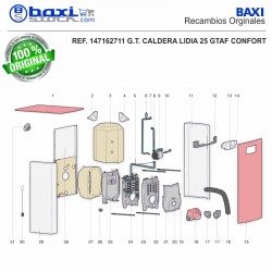 CABLE CONEXIÓN CIRCULADOR ACS LIDIA GTA/GTAF