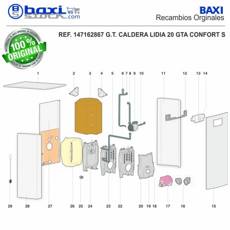 PANEL SUPERIOR LIDIA 20 GTA-GTAF CONFORT S