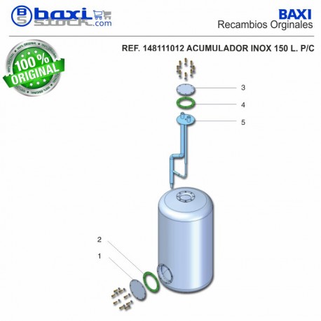 JUNTA BOCA LATERAL ACUMULADOR