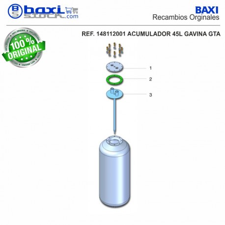 PLACA BOCA SUPERIOR GM 45 I 1 INOX