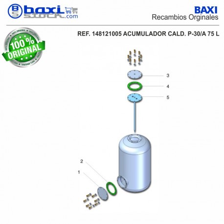 TAPA BOCA LATERAL ACUMULADOR INOX