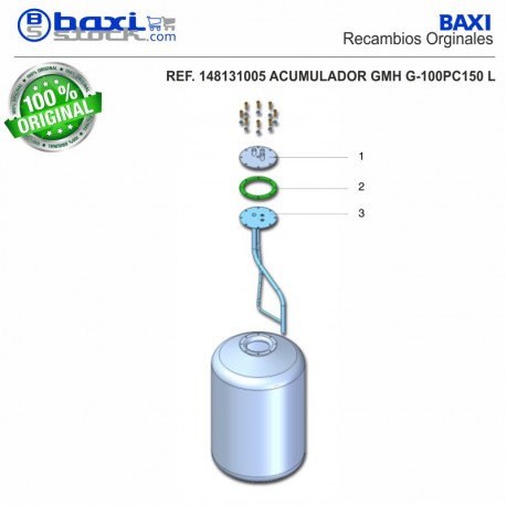 JUNTA DEPÓSITOS ACUMULADORES INOX