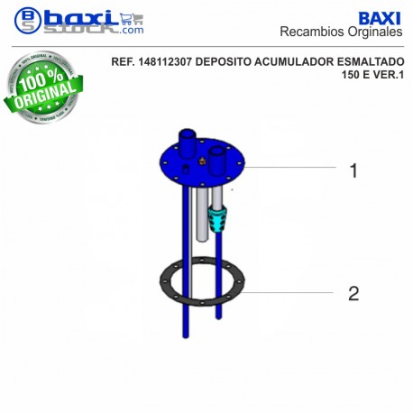 JUNTA DEPÓSITOS ACUMULADORES INOX