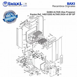 JUNTAS INTERCAMBIADOR PLACAS ALTAIS/DEIMOS/PLATINUM COMP (4u)