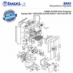 TAPA CÁMARA DE COMBUSTIÓN ALTAIS 24/24F