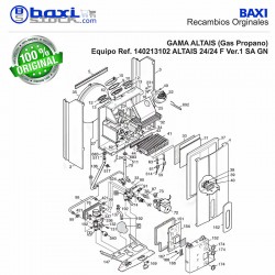 TAPA CÁMARA DE COMBUSTIÓN ALTAIS 24/24F