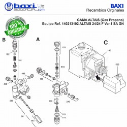 JUNTA 14,2X18X1,5 ALTAIS/DEIMOS/PLATINUM COMPACT (5u)