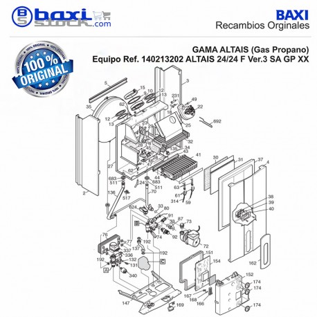 TUBO PRESOSTATO L:25 ALTAIS 24/24F V.01