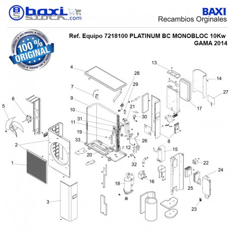 REJILLA + PANEL FRONTAL BC MONOBLOC 10