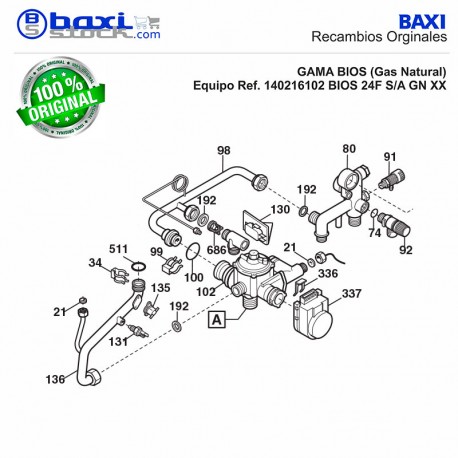CONJUNTO ENTRADA DE AGUA BIOS 24F