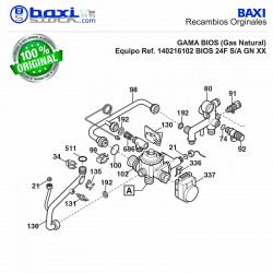 VÁLVULA DE SEGURIDAD 3 BAR NOVANOX/PLATINUM COMPACT