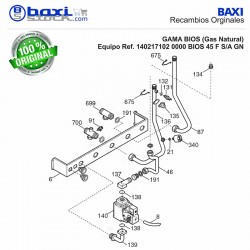 TUBO ENTRADA CALEFACCIÓN BIOS 45-65F