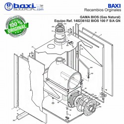 TAPÓN CONDUCTO HUMOS BIOS 45-65F