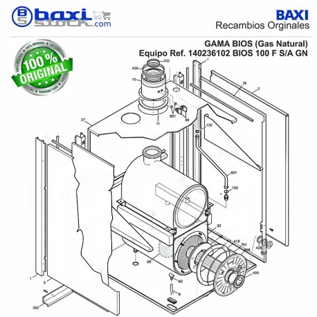 JUNTA FIBRA DIAMETRO:6 BIOS 45-65-85-100F/POWER HT PLUS