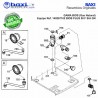 CLIP FIJACIÓN TUBO GAS PLATINUM COMPACT/POWER HT 50 PLUS