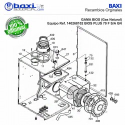 TAPÓN CONDUCTO HUMOS BIOS 45-65F