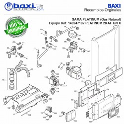 VÁLVULA DE SEGURIDAD 3 BAR NOVANOX/PLATINUM COMPACT