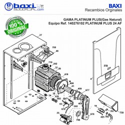 CLIP FIJACIÓN TUBO NOVADENS/PLATINUM COMPACT