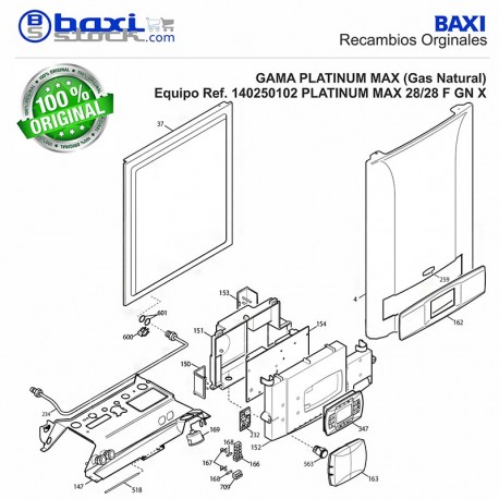 PANEL FRONTAL PLATINUM MAX 28/28F