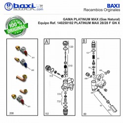 CONJUNTO ENTRADA DE AGUA PLATINUM MAX 28/28F