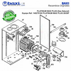 SOPORTE INTERCAMBIADOR PLATINUM MAX 28/28F PLUS