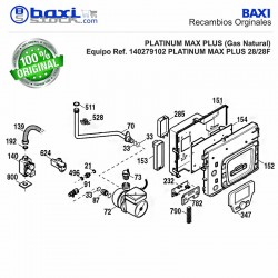 TUBO BOMBA-INTERCAMBIADOR PLATINUM MAX PLUS