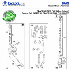 CONJUNTO ENTRADA AGUA CON BY-PASS 8L. NOVANOX 28/28F V.01