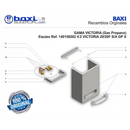 FILTRO DE GAS PLASTICO