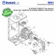CLIP FIJACIÓN TUBO GAS PLATINUM COMPACT/POWER HT 50 PLUS