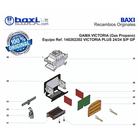 PANEL FRONTAL CAMARA COMBUSTION NEOBIT PLUS 24/24