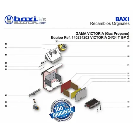 TAPA CAMARA DE COMBUSTION ALTAIS 24/24F