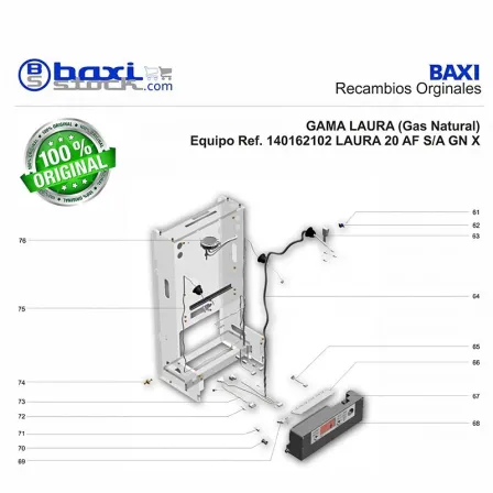 CABLEADO BOMBA-EXTRACTOR-VALVULA LAURA 20AF