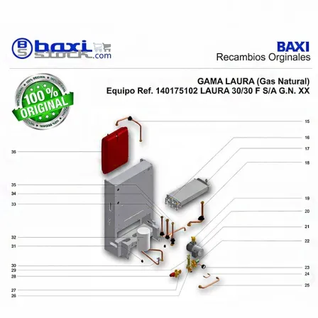 CONJUNTO GRIFO IDA CALEFACCION LAURA