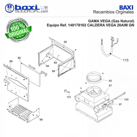 CAMARA COMBUSTION ROCA VEGA 20 AIM