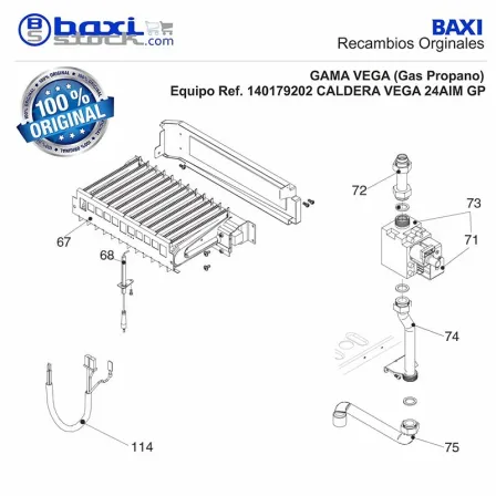 CABLEADO VALVULA GAS ROCA VEGA