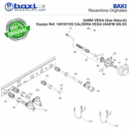 MUELLE OBTURADOR VALVULA ROCA VEGA